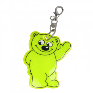 Brelok odblaskowy Beary, żółty