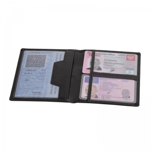 Etui na dokumenty Classic, czarny