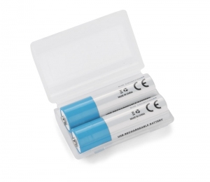 Zestaw akumulatorków AA 1600 mAh z logo, 09125