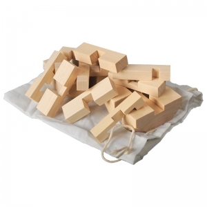 Układanka logiczna Cube, brązowy