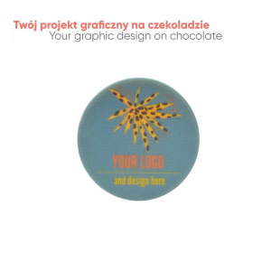 CZEKOLADOWY KSZTAŁT CHOCO4MAT MINI KOŁO PRINT
