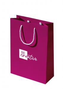 elegancka torba papierowa z logo