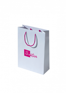 elegancka torebka papierowa z logo