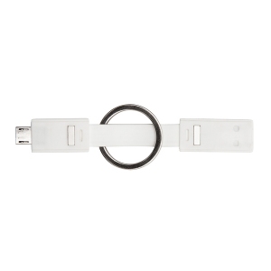 Brelok USB Hook Up, biały