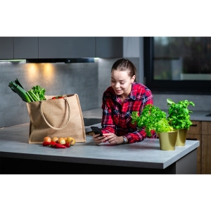 Torba na zakupy z juty, Natural Shopper, R08507