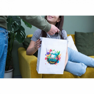 torebka z kolorowym nadrukiem, torba reklamowa z logo